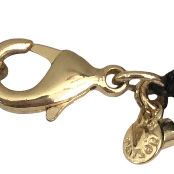 Vintage Amy Taylor Marked Black Beaded Pearly Black Pendant Necklace EUC - Picture 15 of 15